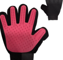 Guante cepillo para perros y gatos mascota suave en silicona
