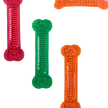 Juguete Hueso plástico para perro masticable