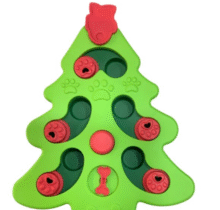 Plato interactivo forma árbol de navidad