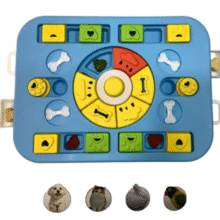 Plato interactivo tipo puzzle comida Perros, gatos 