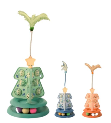 Árbol navideño interactivo Gatos
