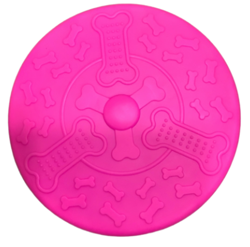 Frisbee Juguete Perro Goma Flexible Y Resistente