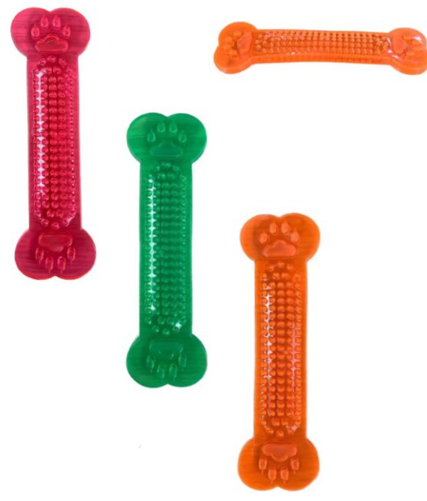 Juguete Hueso plástico para perro masticable